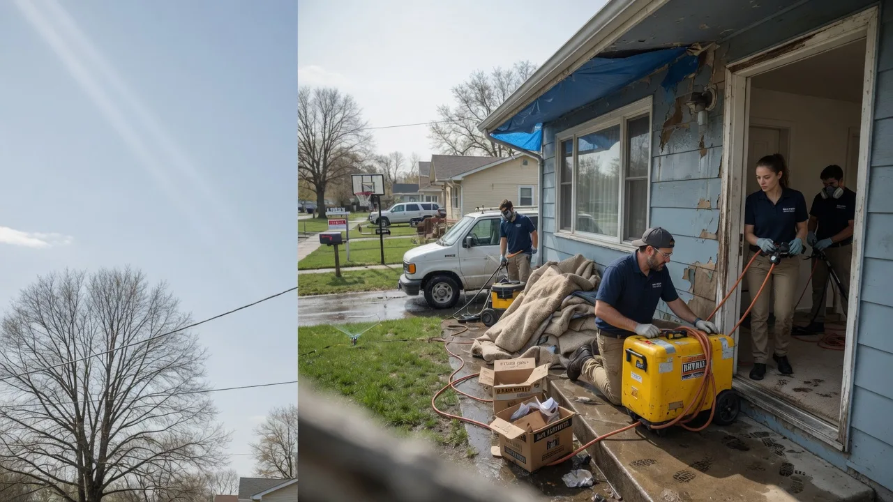 Basement Flood Cleanup in Browerville, MN near me